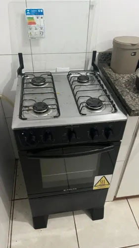 FOGÃO ATLAS 4 BOCAS COM ACENDIMENTO AUTOMÁTICO E FORNO - À VENDA