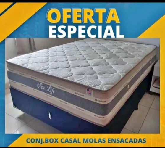 Cama casal molas ensacadas alta linda nova e embaladas apensa 1.050 reais a vista