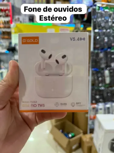 Fone de ouvidos sem fio Bluetooth