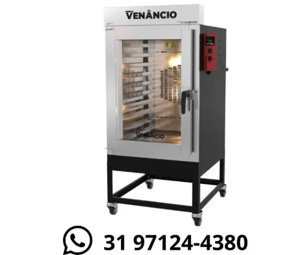 Forno Turbo a Gás 8 Esteiras Venâncio