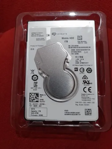 HDD 1 TB, 2,5", SATA, 5.400 RPM, modelo ST1000LM035
