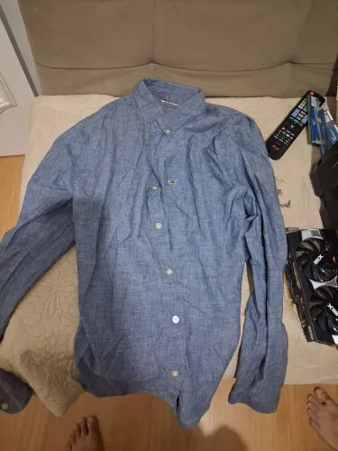 CAMISA HOLLISTER G ORIGINAL MANGA COMPRIDA