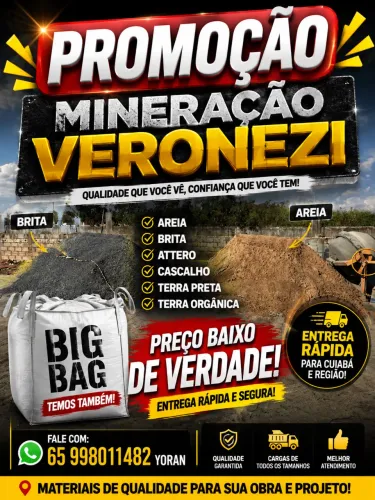 Areia e Brita Promoção