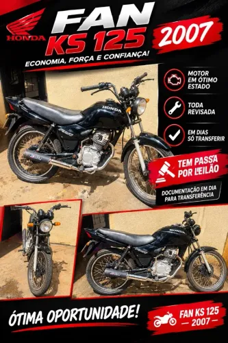 Honda CG 125 FAN / FAN KS / 125 I FAN 2007