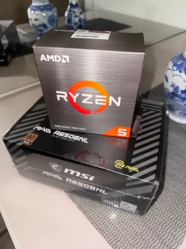 (Novo Lacrado c/ Nota Fiscal) Processador AMD Ryzen 5 5500 100100000457BOX