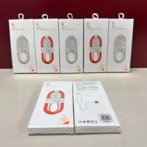 Cabo de 60w reforçado de nylon Lehmox para Iphones e Androids - 1 metro (Tipo C para Tipo)