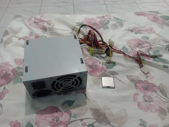 Kit processador + fonte de alimentação 250w