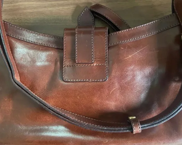 Bolsa original burberry couro