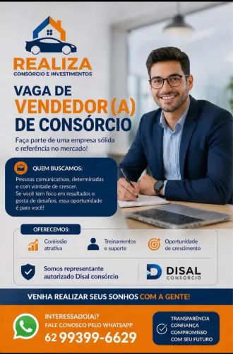 Vendedor de Consórcio