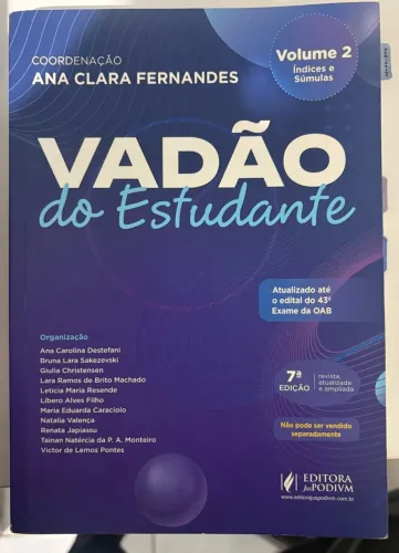 Vade mecum + Índice remissivo + material resumo