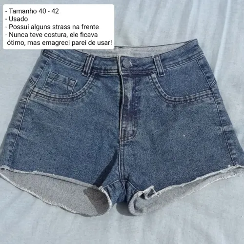 Short Azul 40 - 42 usado