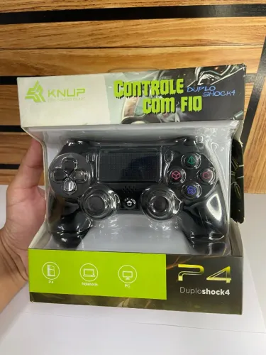 Controle Joystick com Fio para Ps4 KNUP an3