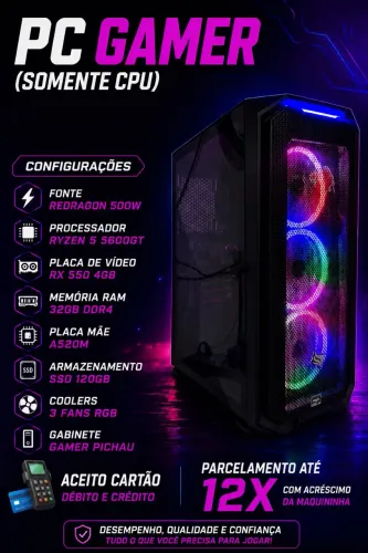 CPU GAMER | GABINETE