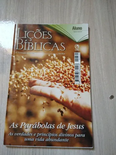 revista lições bíblicas as parábolas de jesus