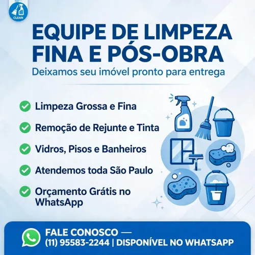 Equipe de limpeza