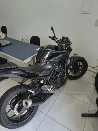 YAMAHA SPORTIVA MT 03 321/ABS 2018/2019 PRETA GASOLINA COM 22.300 KILOMETROS RODADOS