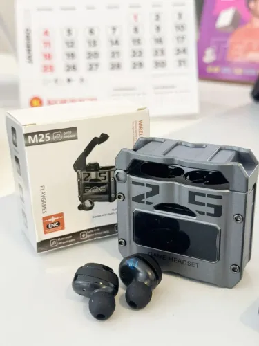 Fone Gamer M25 Bluetooth 5.1 com Display LED | Novo | Pronta Entrega