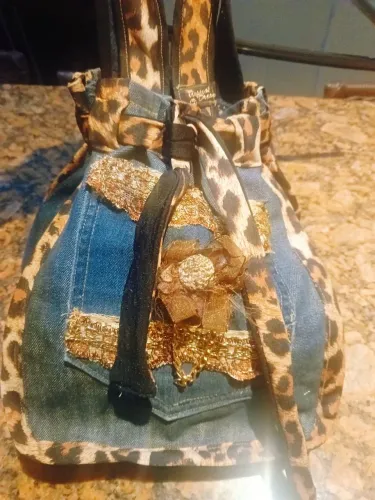 Bolsinha jeans