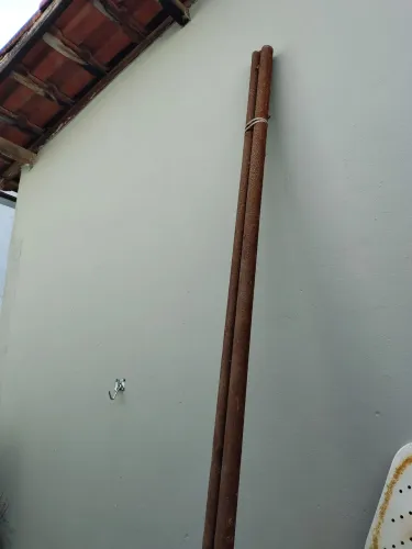 2 cilindros de ferro de 300cm