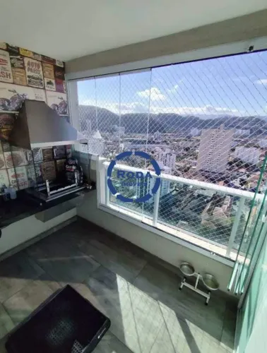 Apartamento no Quality House Ana Costa com 63m², suíte e lazer completo