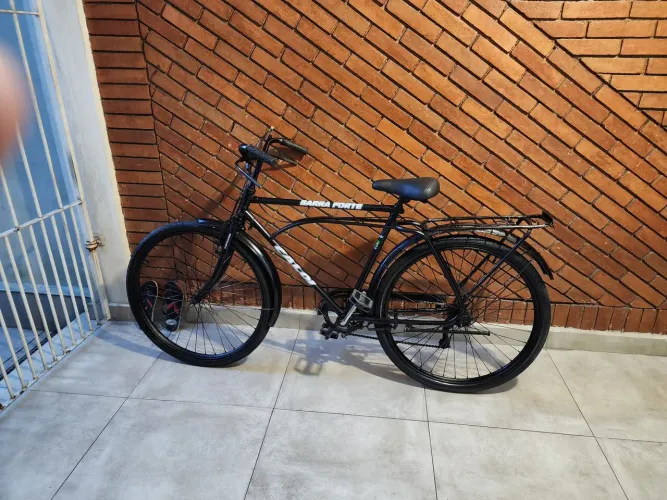 Bicicleta barra forte anos 80