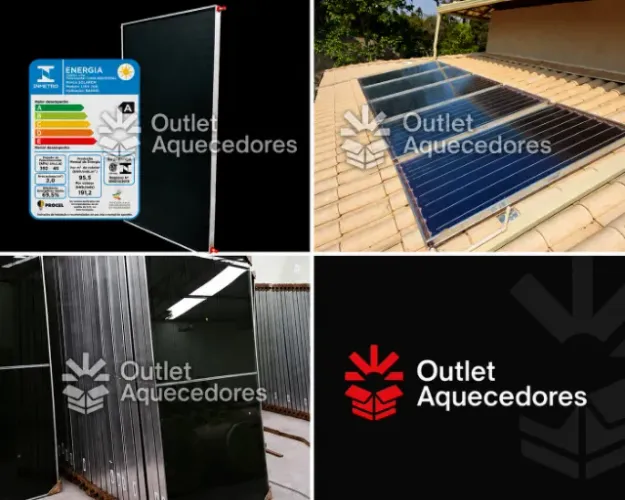 PLACA PARA AQUECEDOR SOLAR PROMOÇÃO