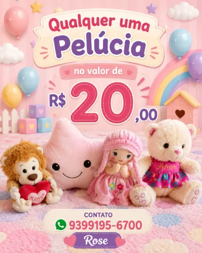 Pelúcia e bonecas