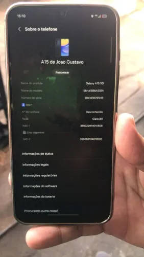 Samsung A15 - Semi novo