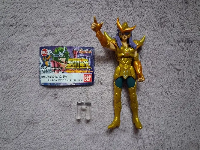 Figura gashapon Milo de Escorpiao, Saint Seiya, Cavaleiros do Zodiaco, HGIF, Japão