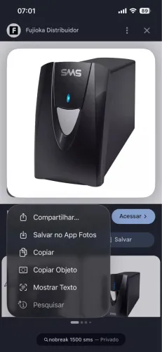 NOBREAK 1500 SMS
