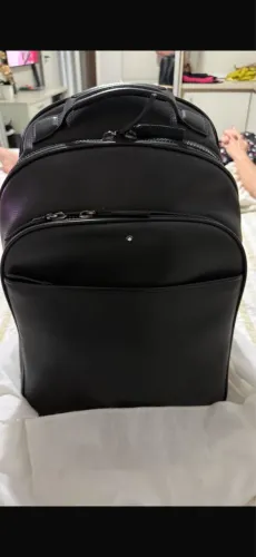 Mochila Mont blanc couro original - Grande