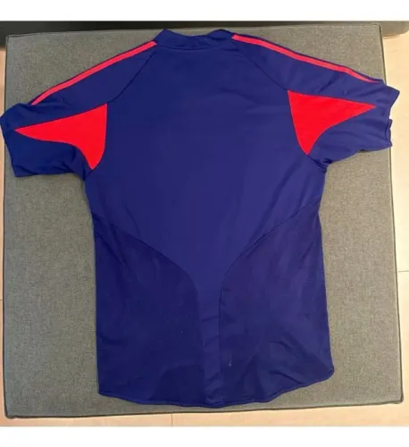Camisa França 2009 2010 Home adidas Gola Polo Retrô Tam GG