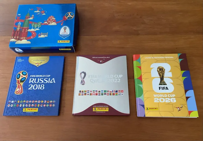 Álbuns copa do mundo 2018 | 2022 | 2026