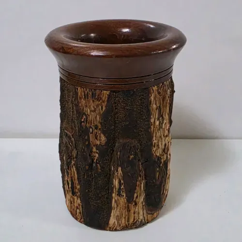 Porta Lápis / Porta Trecos / Porta Objetos / Vasinho de Madeira