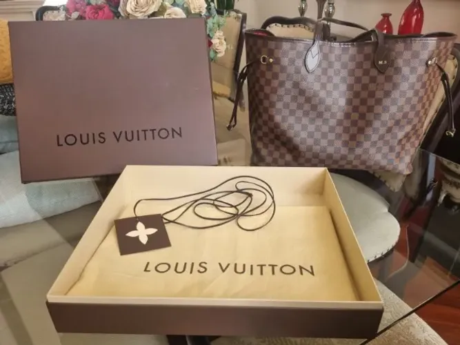 Bolsa Louis Vuitton Neverfull Damier Ebene