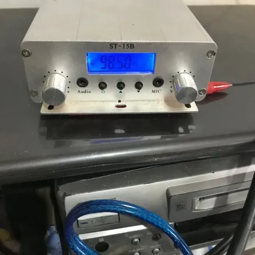Transmissor digital fm mais antena e cabo
