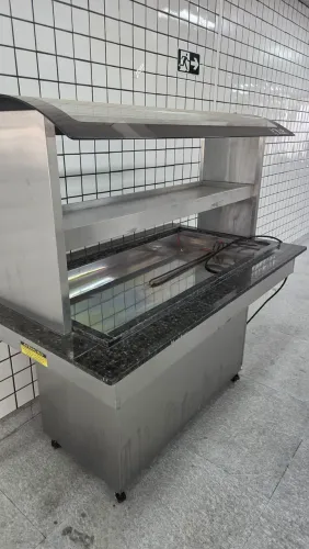 Buffet Self-service conjugado Polar - BRQ10F5- Conjugado frio e quente. Completo com cubas