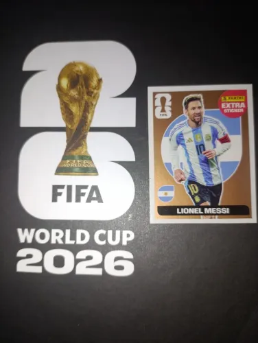 Figurinha Lionel Messi Extra Legend Bronze Copa do Mundo 2026 Rara