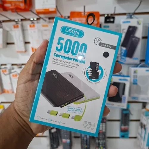 Carregador portátil 5.000 mAh - entrega em slz e região