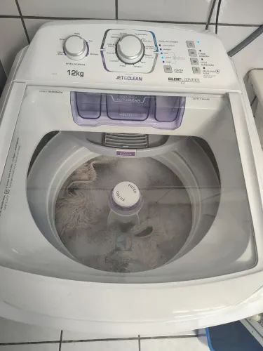 Máquina de Lavar Electrolux 12kg Jet&Clean Silent Control - Perfeita