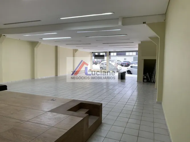 Salão Comercial para Locação em Santo André, Vila Lucinda, 2 banheiros