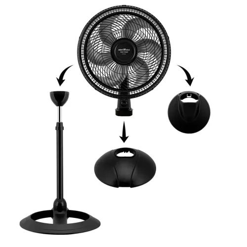 Ventilador De Coluna / Mesa e Parede Britânia BVT466 6 Pás 40cm Maxx Force 160W.