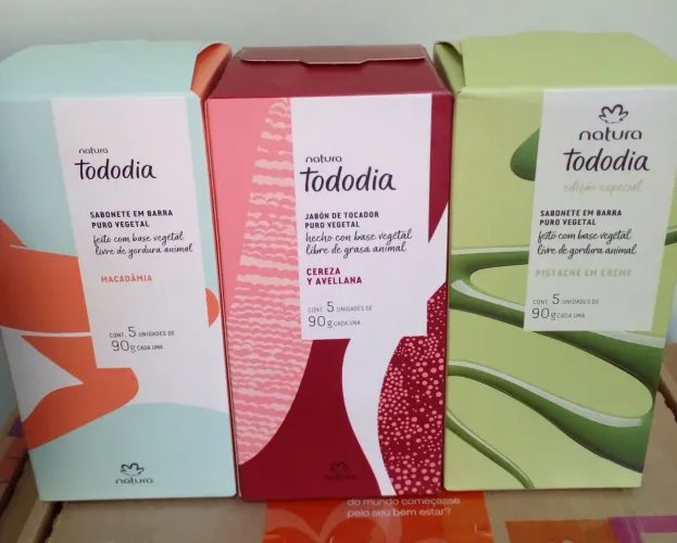 Kit 3 cxs. de sabonetes Natura 75,00