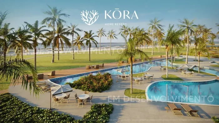 PRAIA DOS CARNEIROS - Apartamento 61 m² com 2 quartos num resort pé na areia em Carneiros.