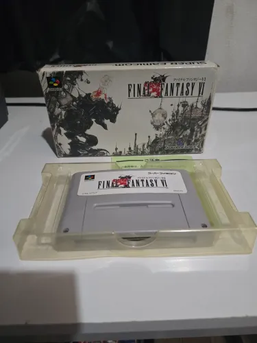 Final Fantasy VI Super Famicom - Original JP - Nintendo