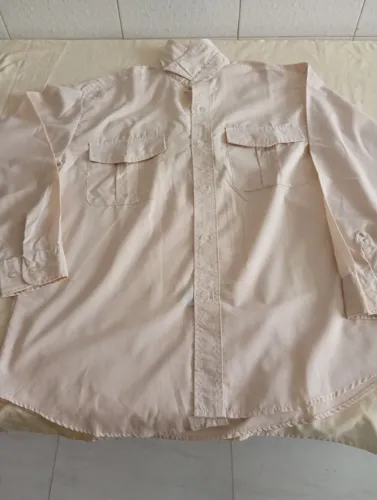 Camisa social masculina com manga comprida