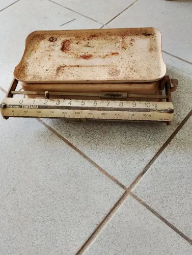 Balança antiga vintage esmeralda 10kg