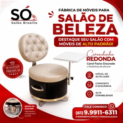 Cirandinha Redonda Carol Facto Dourado.