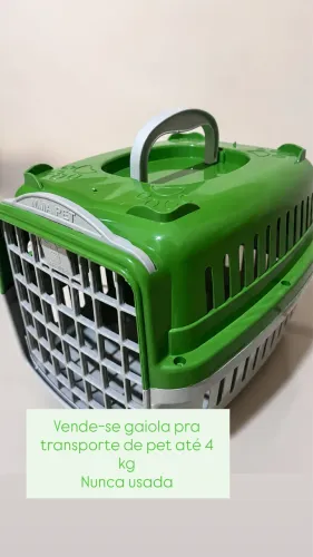 Gaiola para transportar pet de até 1kg