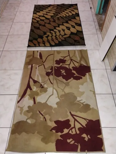 02 tapetes medida 150 por 100 cm fofinho só poderão ser vendido juntos